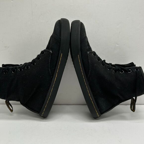 Dr. Martens Ankle Boots Size 5 L Air Wair Sheridan Black Matte Softwair Footbed - Picture 9 of 13